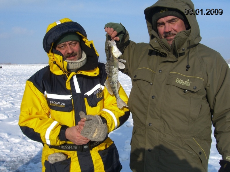 зимняя рыбалка на волге